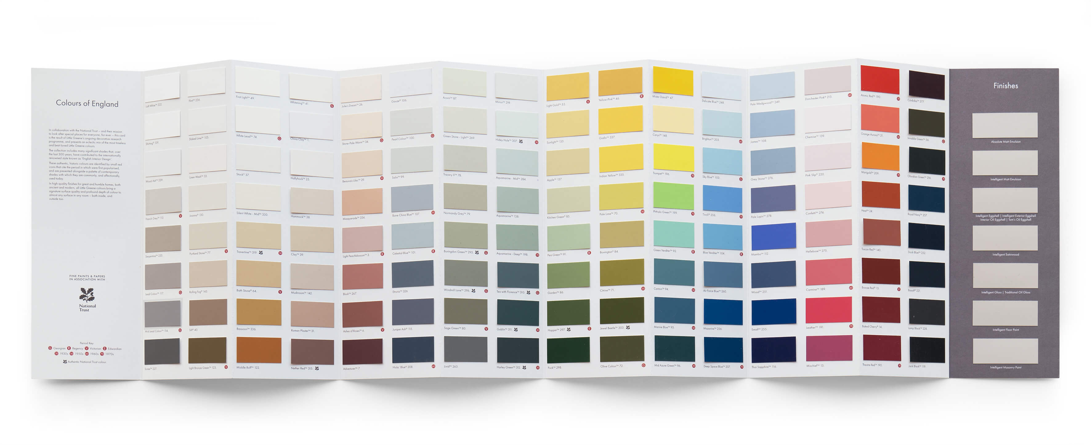 Little Greene Farvekort