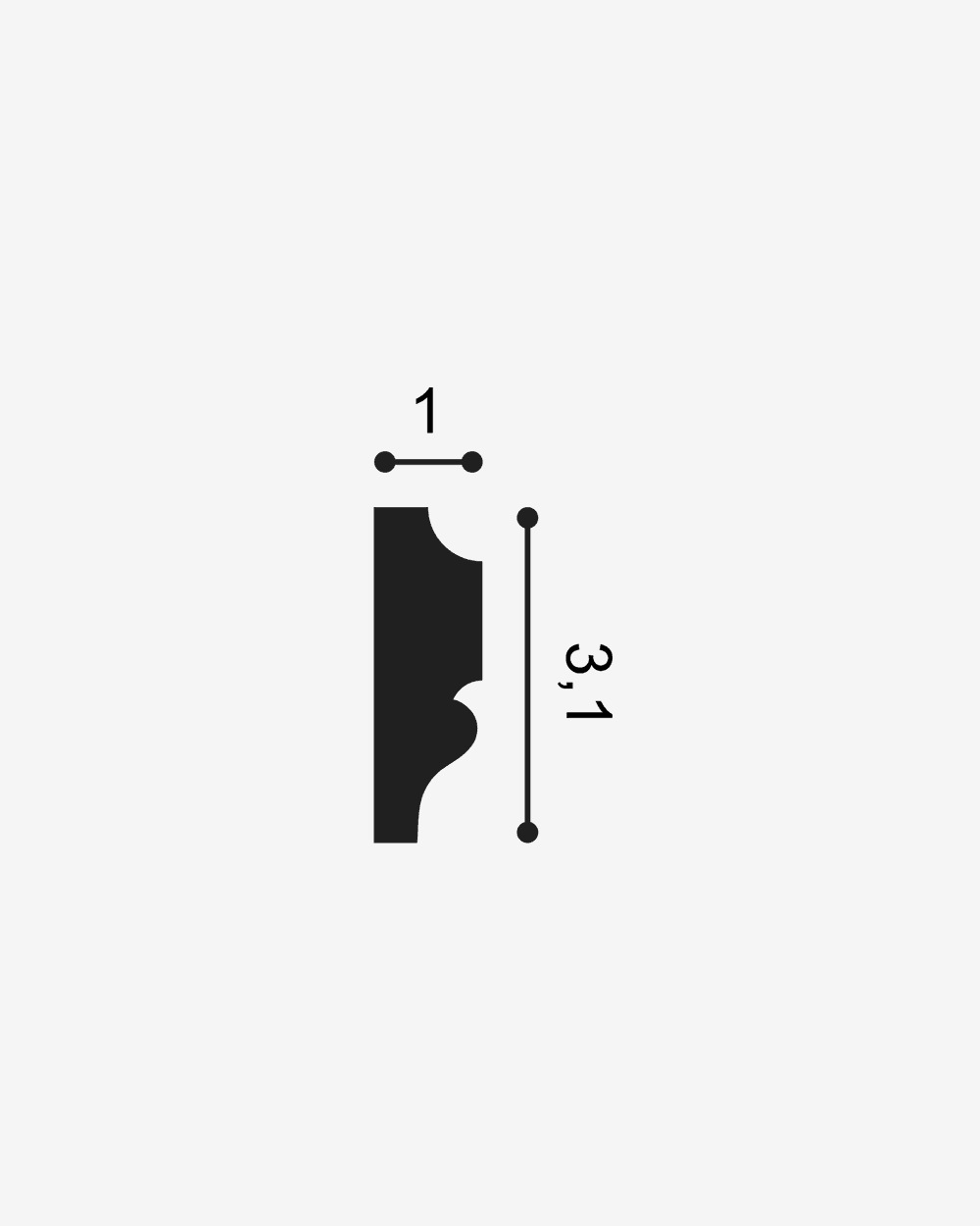 PX116 Duropolymer Vægliste