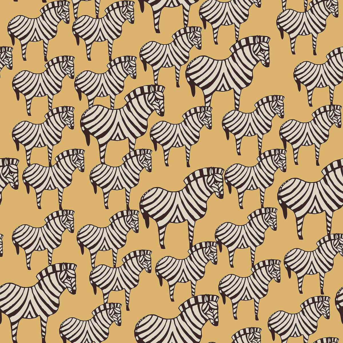 Lisa Larson - Zebra - Yellow