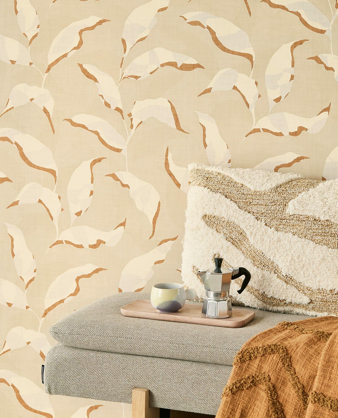 Feather Leave - Beige