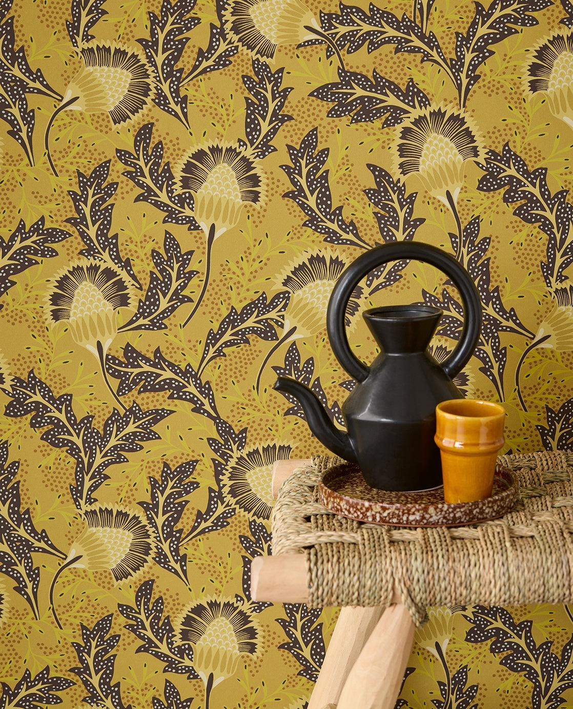 Joyous Floral - Mustard
