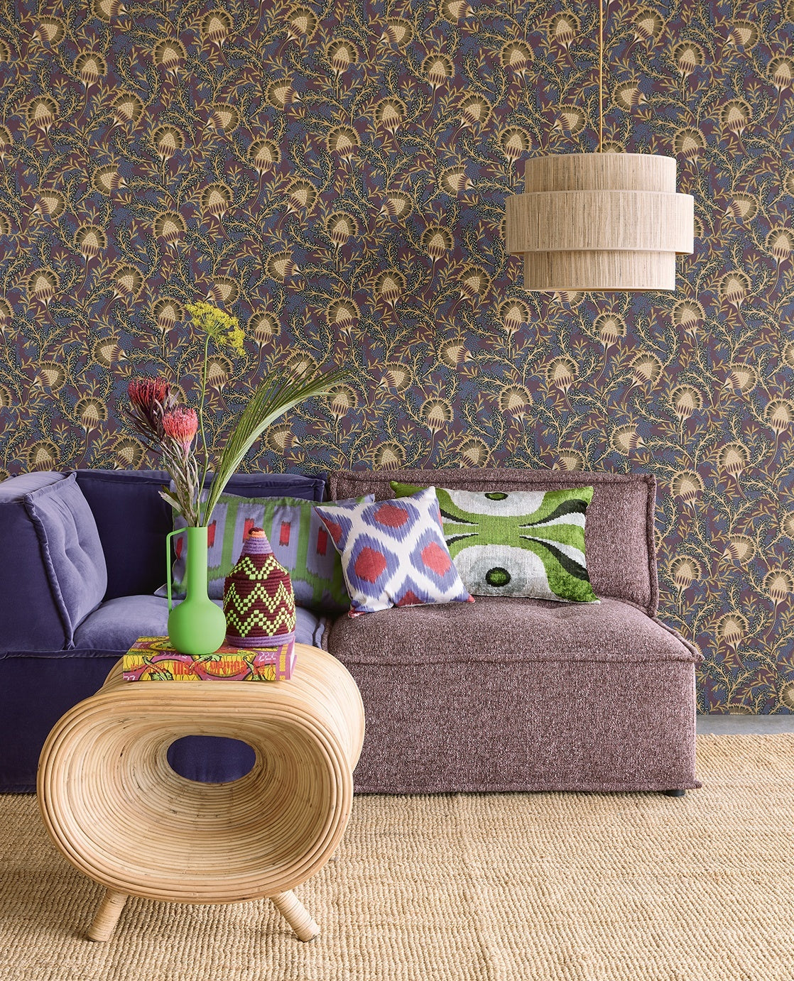 Joyous Floral - Purple