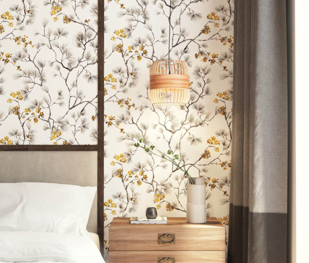 Haru blomster tapet fra Masureel