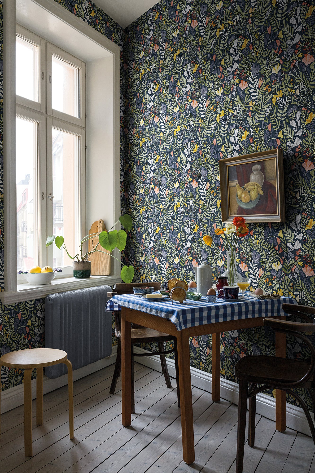 Brittsommar - Dark Green & Blue