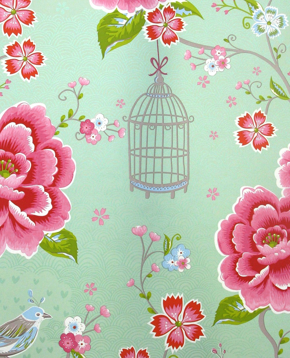 Birds in Paradise - Green