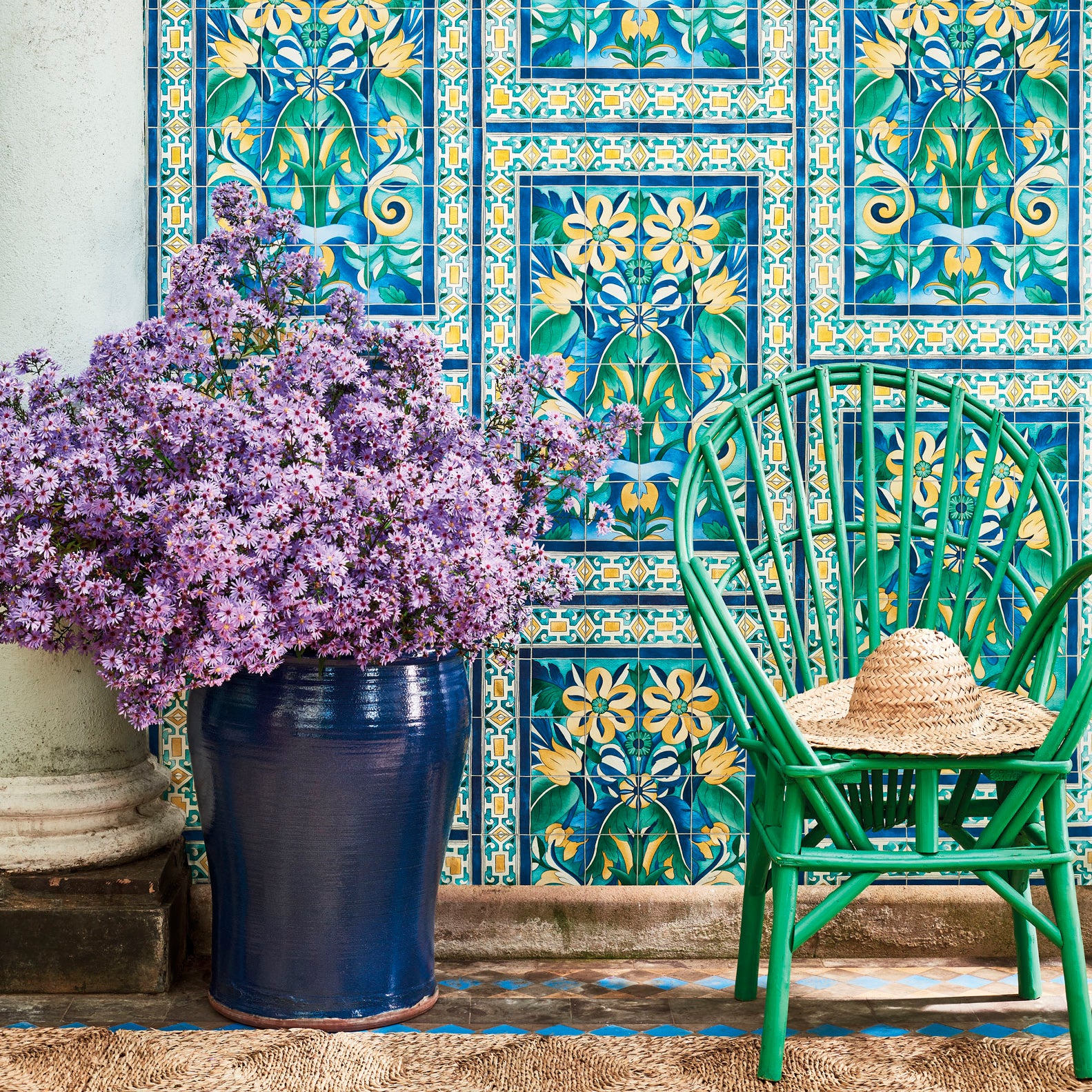 Triana - Canary Yellow & China Blue