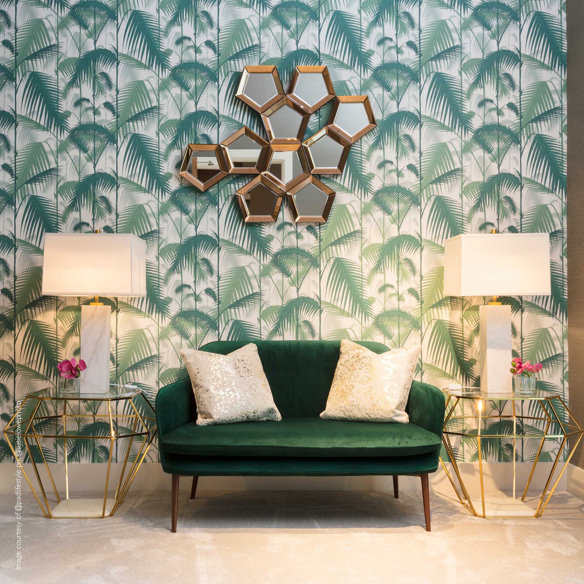 Palm Jungle - Teal & Viridian