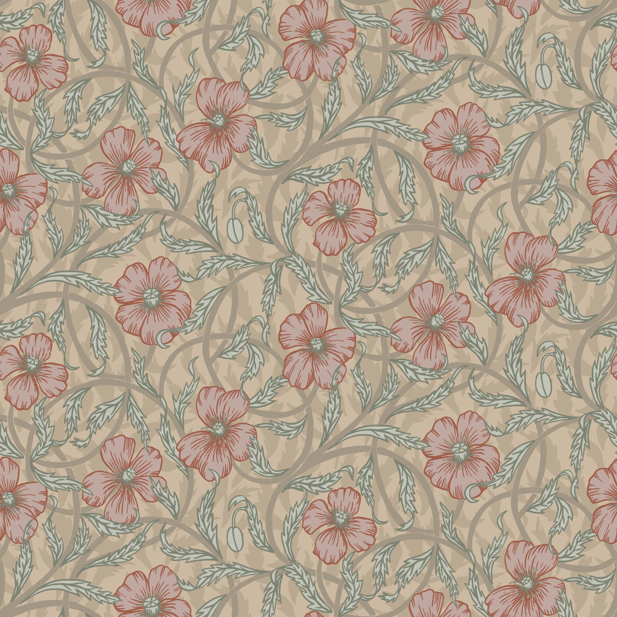 Poppy - Light Apricot