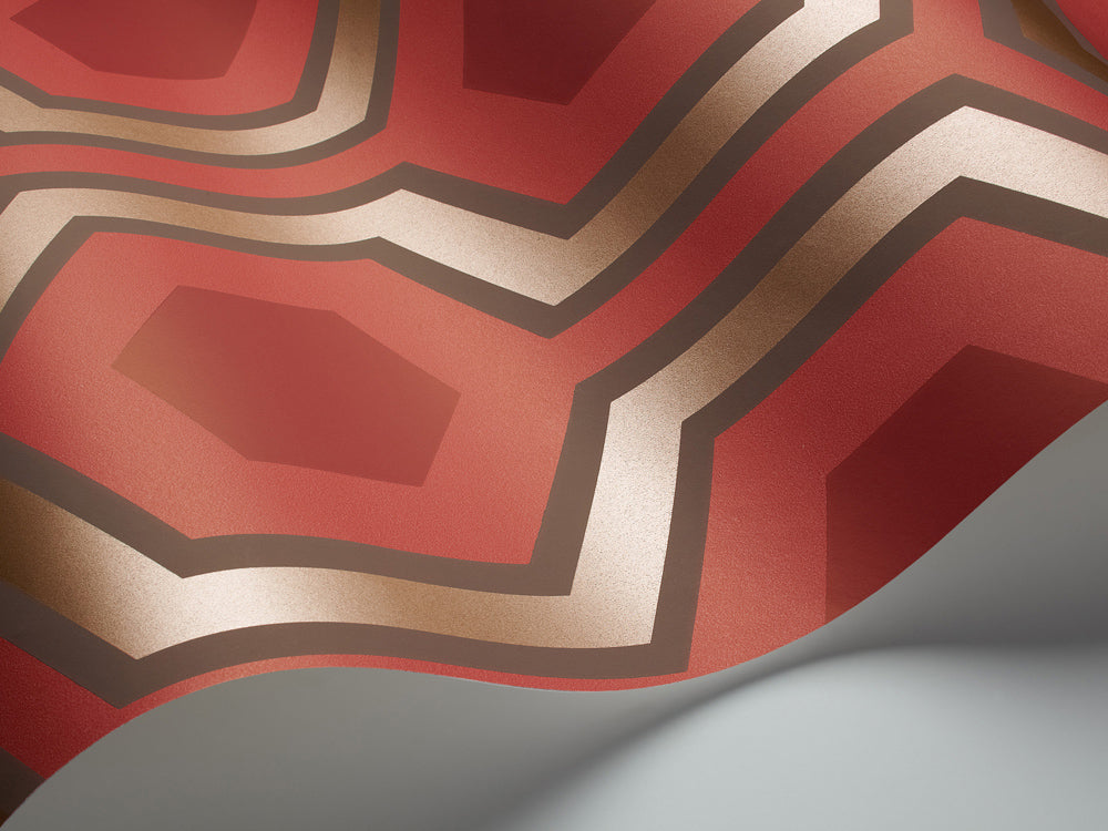 Hicks' Grand - Bronze & Red on Ruby