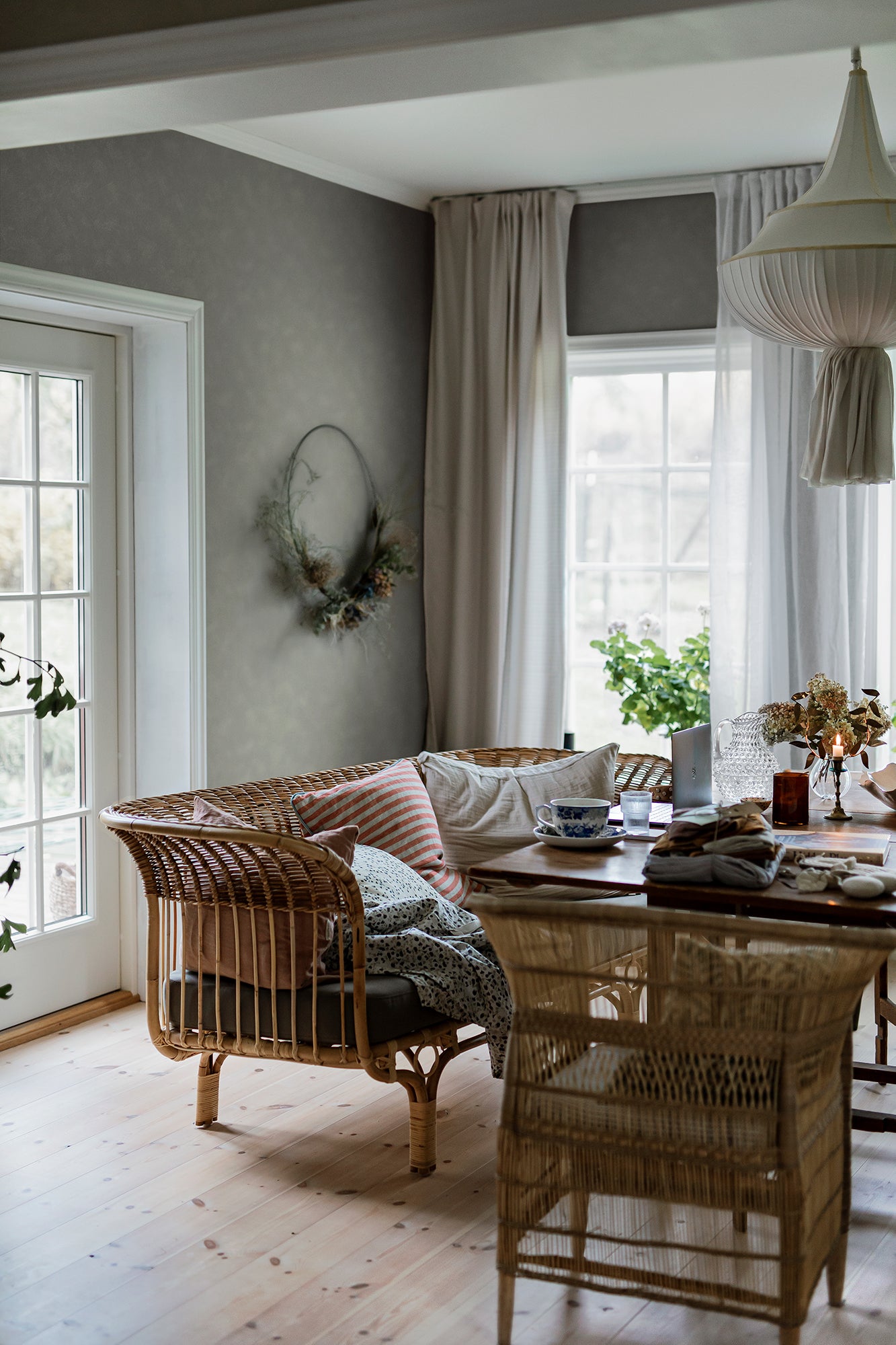 Painter’s Wall - Grey/green
