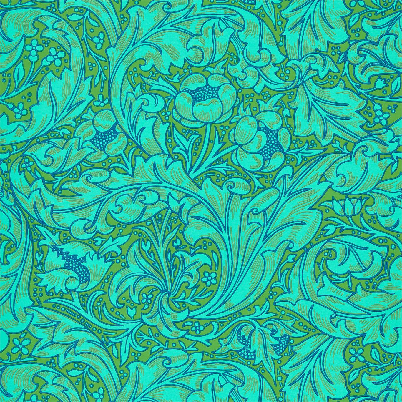 Bachelors Button - Olive/Turquoise