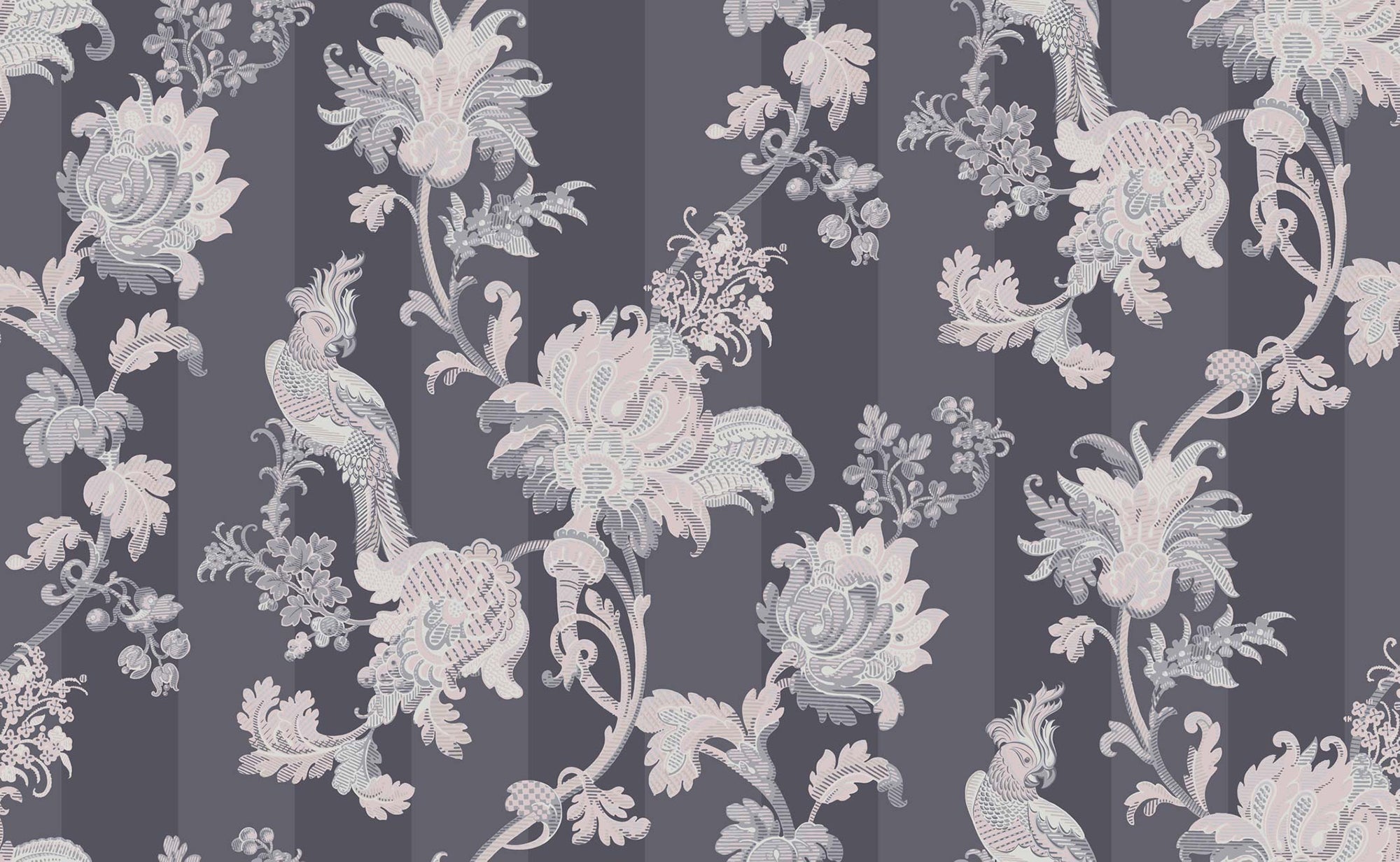 Zerzura - Slate Grey and Blush Pink