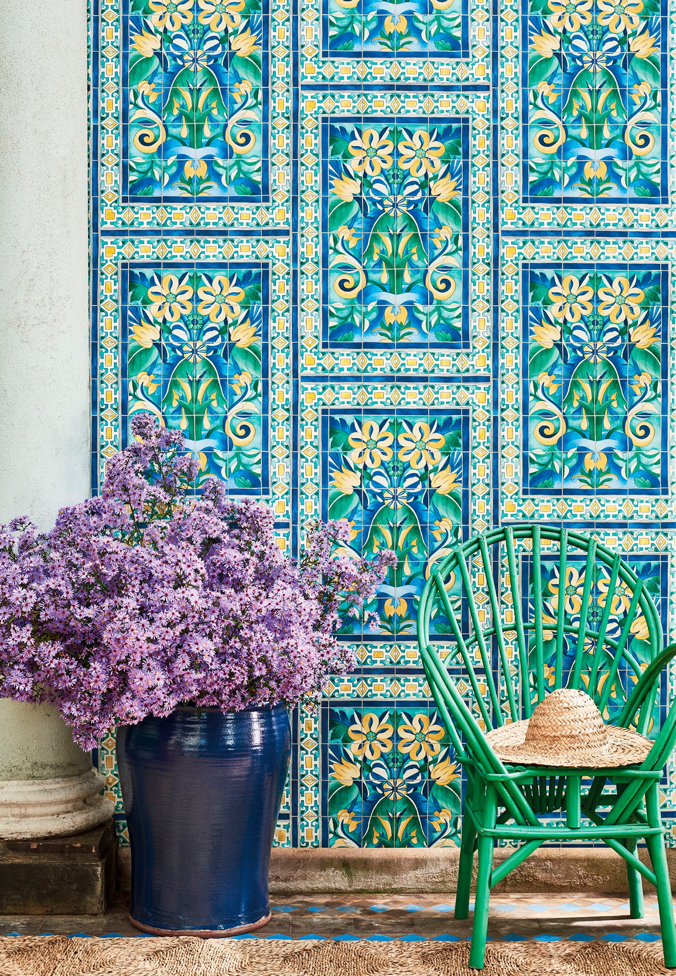 Triana - Canary Yellow & China Blue