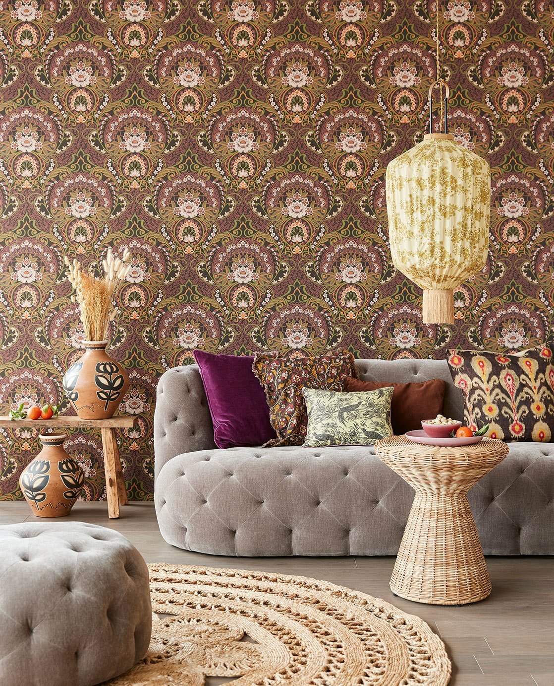 Flower Medallion - Purple