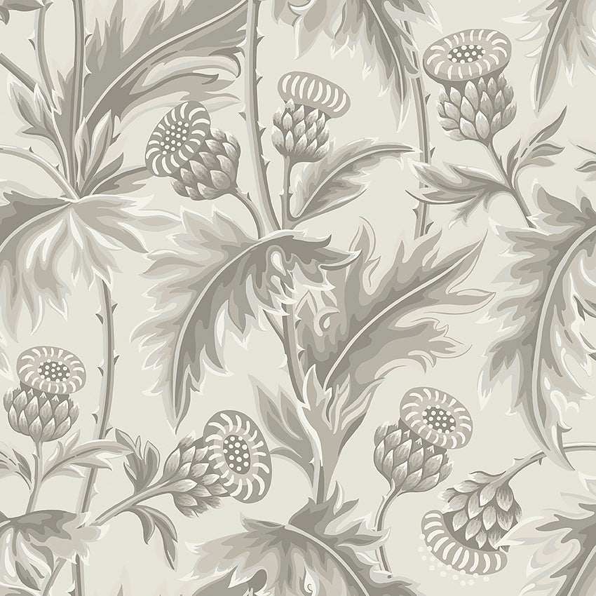 Treasured Thistle - Grey & Greige