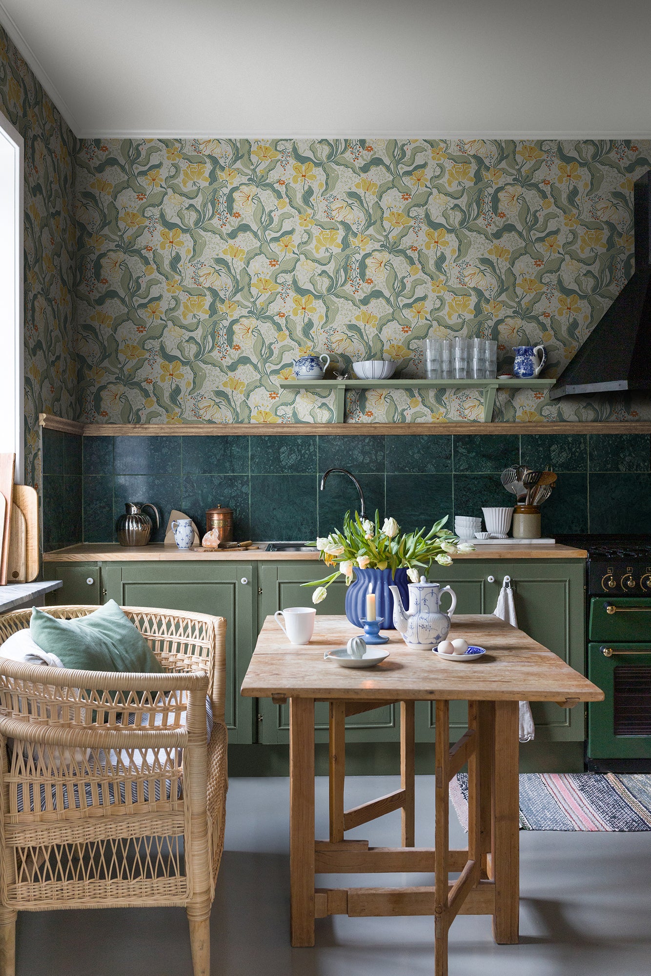 Bodri - Teal & Yellow