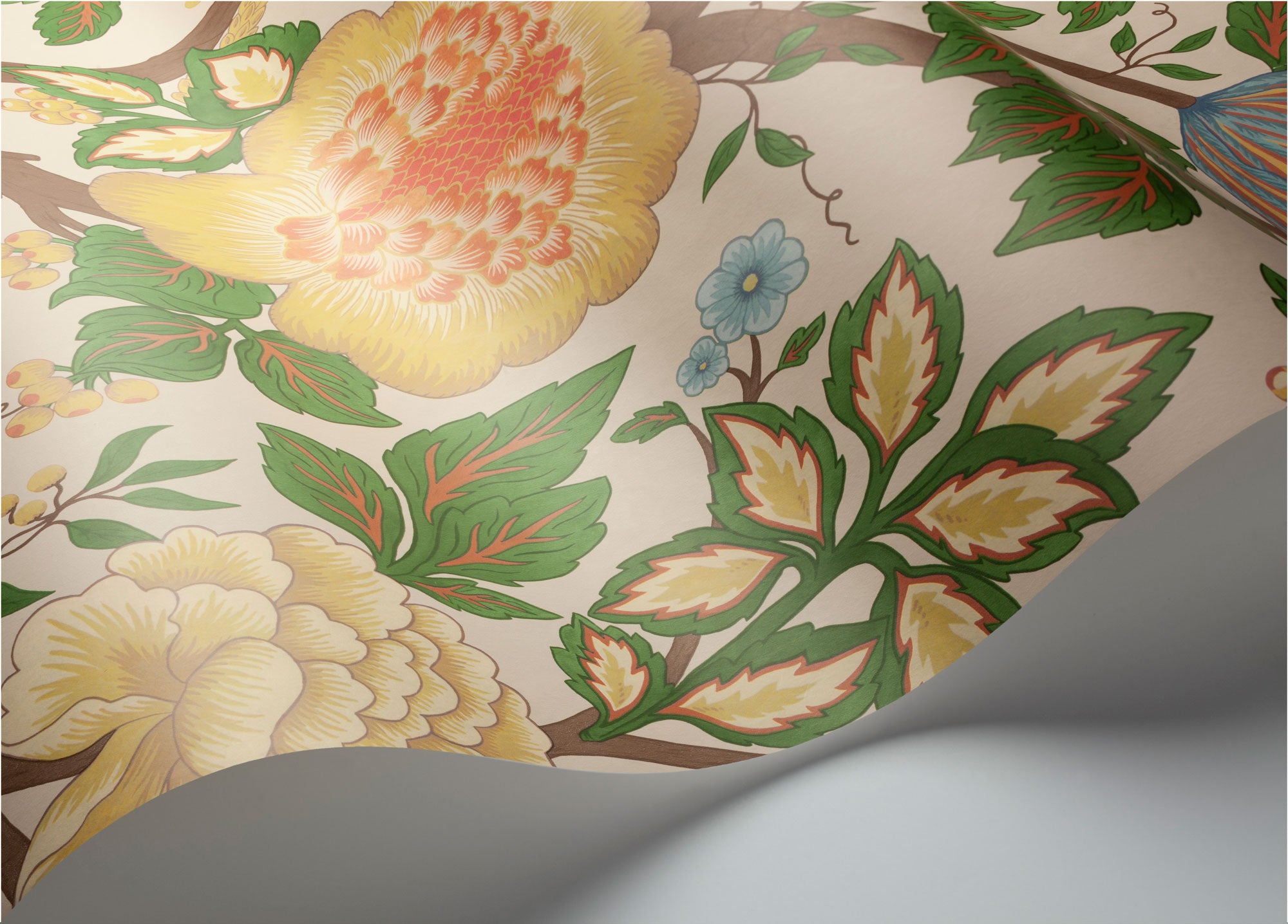 Midsummer Bloom - Chartreuse, Rouge & Leaf Green