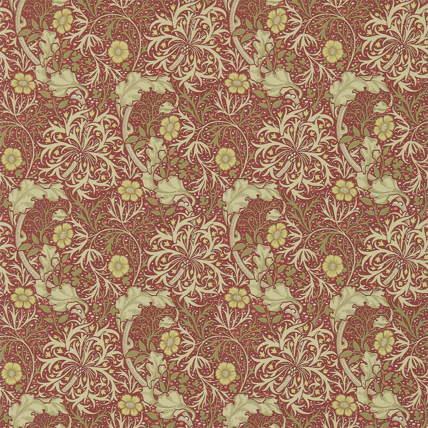 Morris Seaweed - Red/Gold