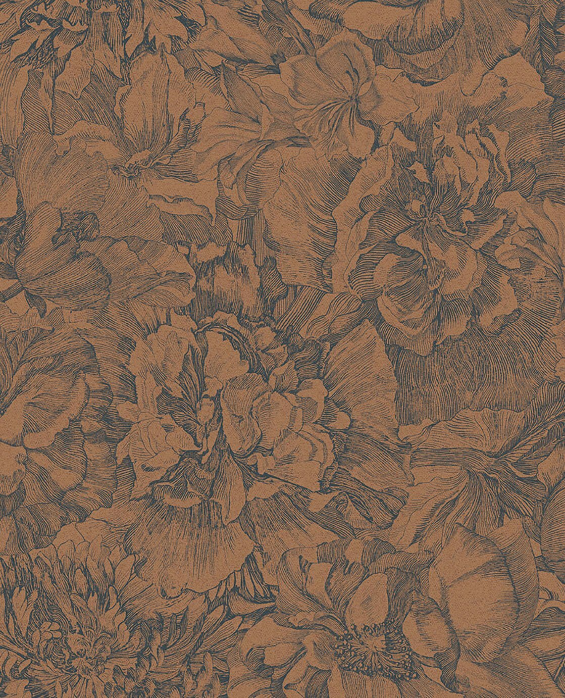 Flower Sketch - Terracotta