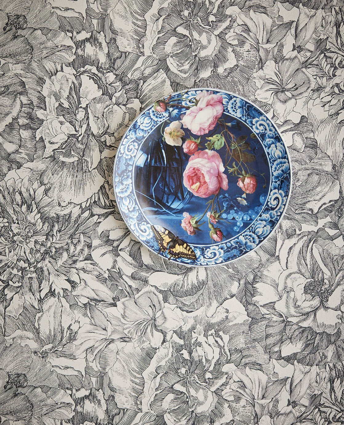 Flower Sketch - Black / White