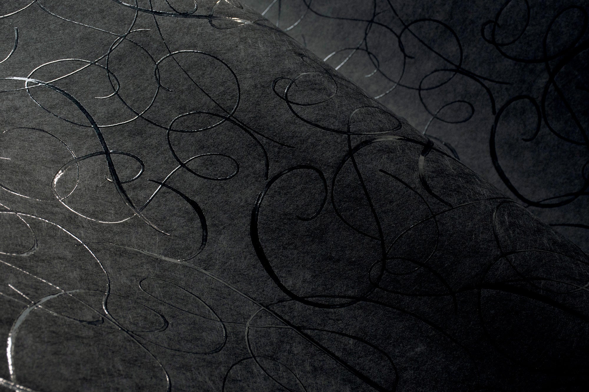 Calligraphy Bird - Midnight