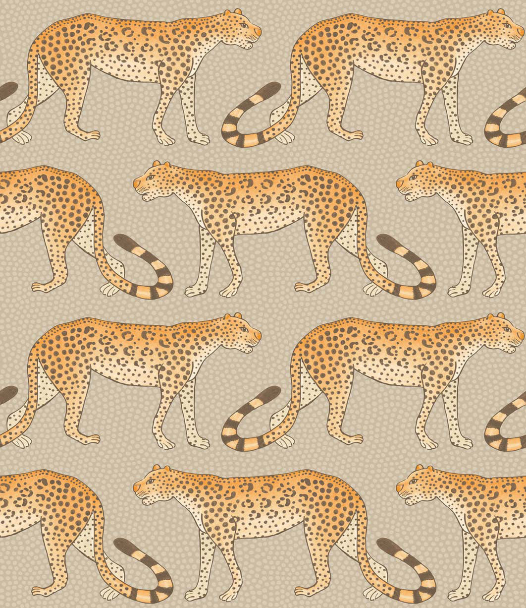Leopard Walk - Orange