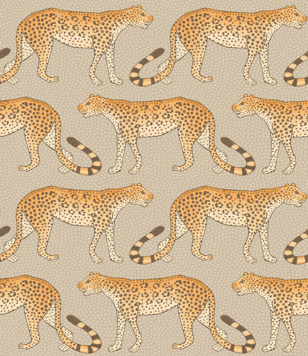 Leopard Walk - Orange