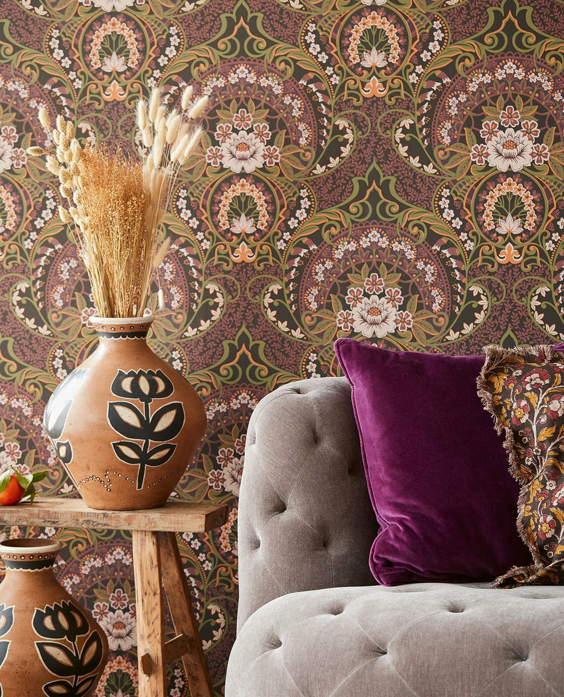 Flower Medallion - Purple