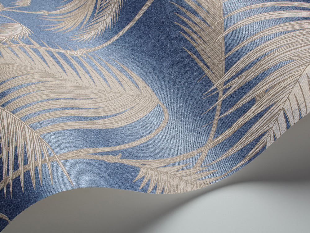 Palm Jungle - Silver & Linen on Hyacinth