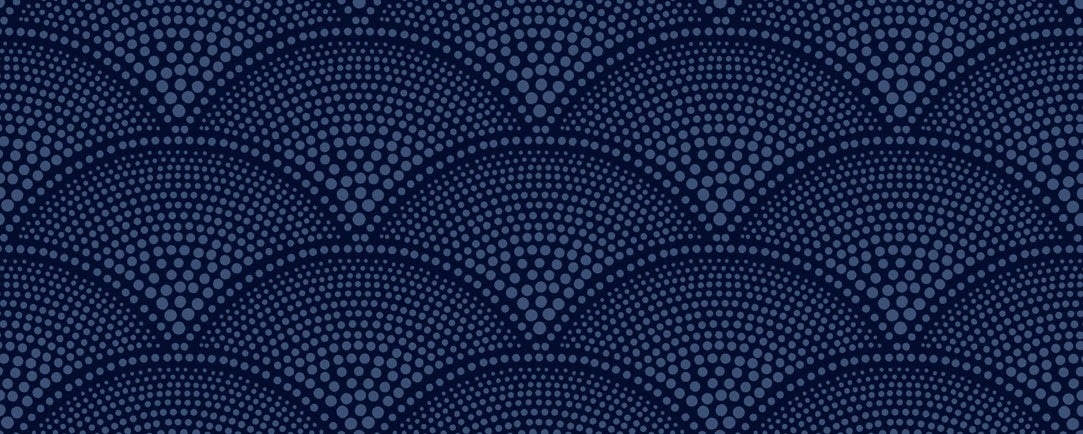 Feather Fan - Blue