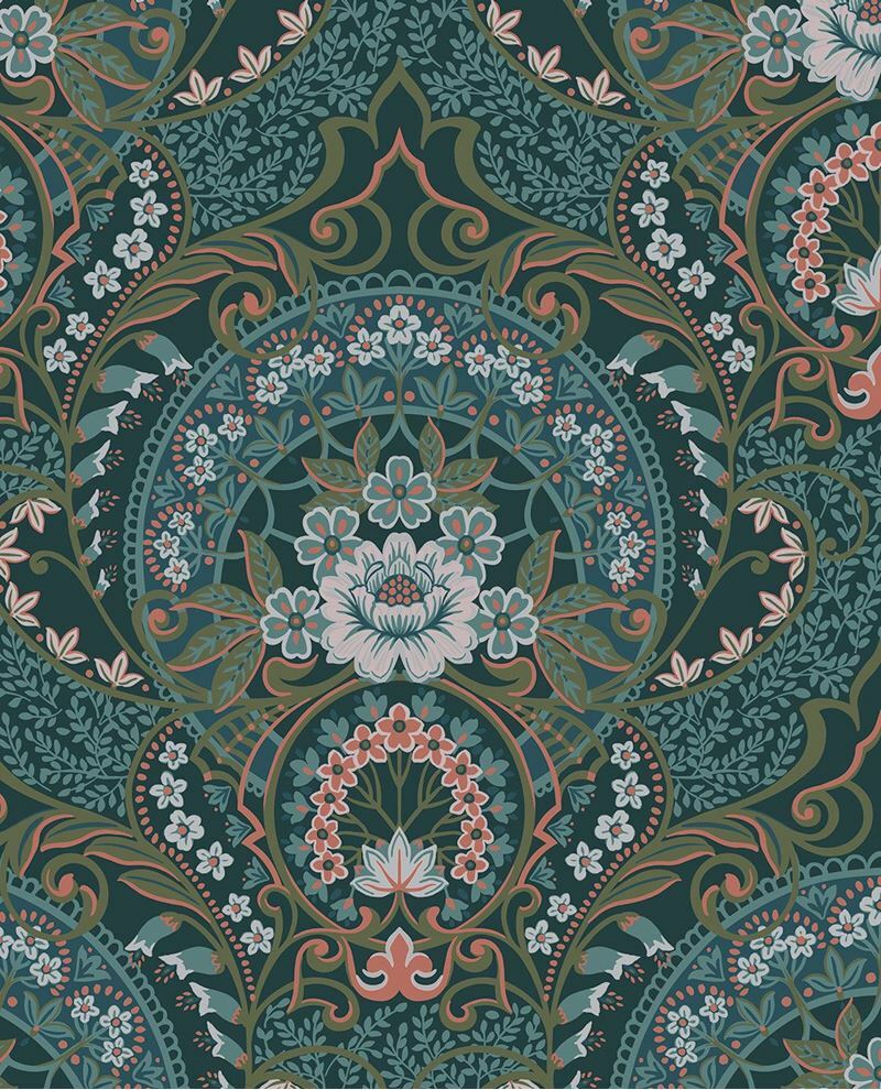 Flower Medallion - Blue