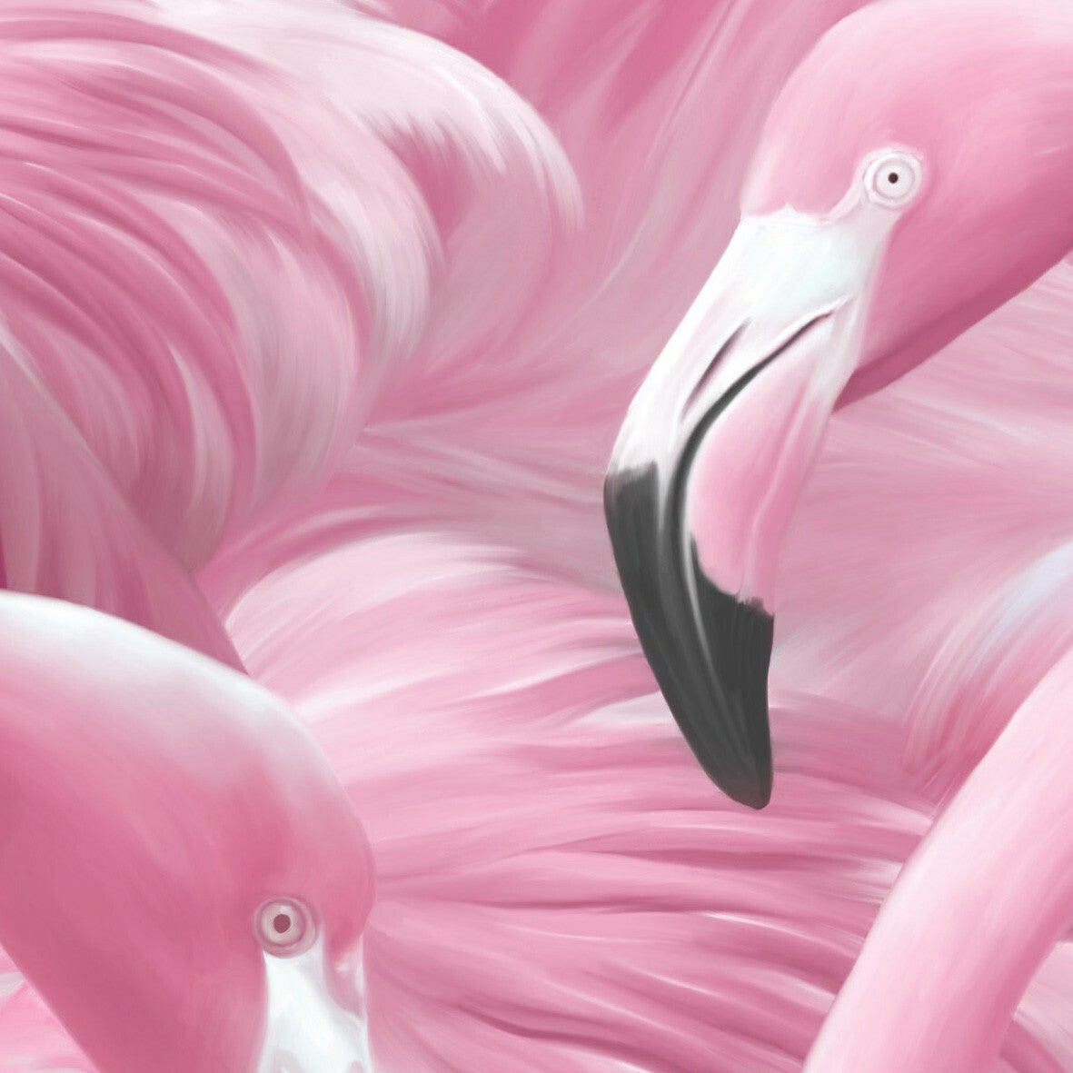 Flamingo tapet
