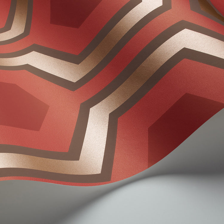 Hicks' Grand - Bronze & Red on Ruby