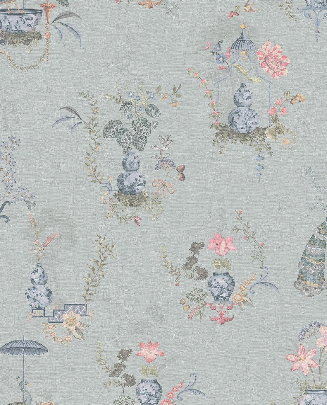 Chinese Porcelain - Light Grey Blue