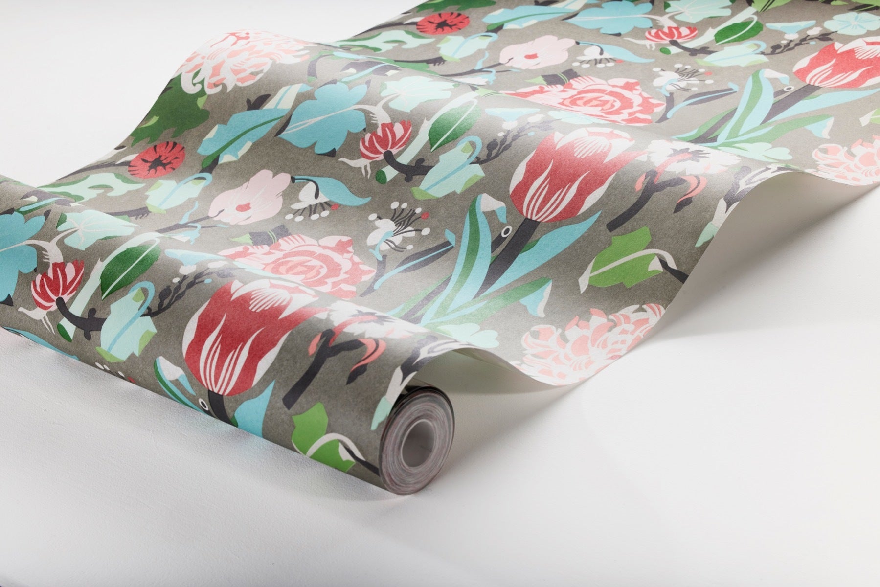 Myrtle - Red & Taupe