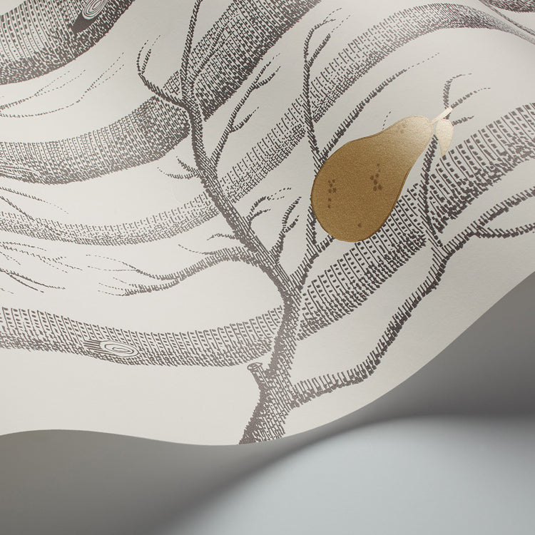 Woods & Pears - Soot & Gold on Stone