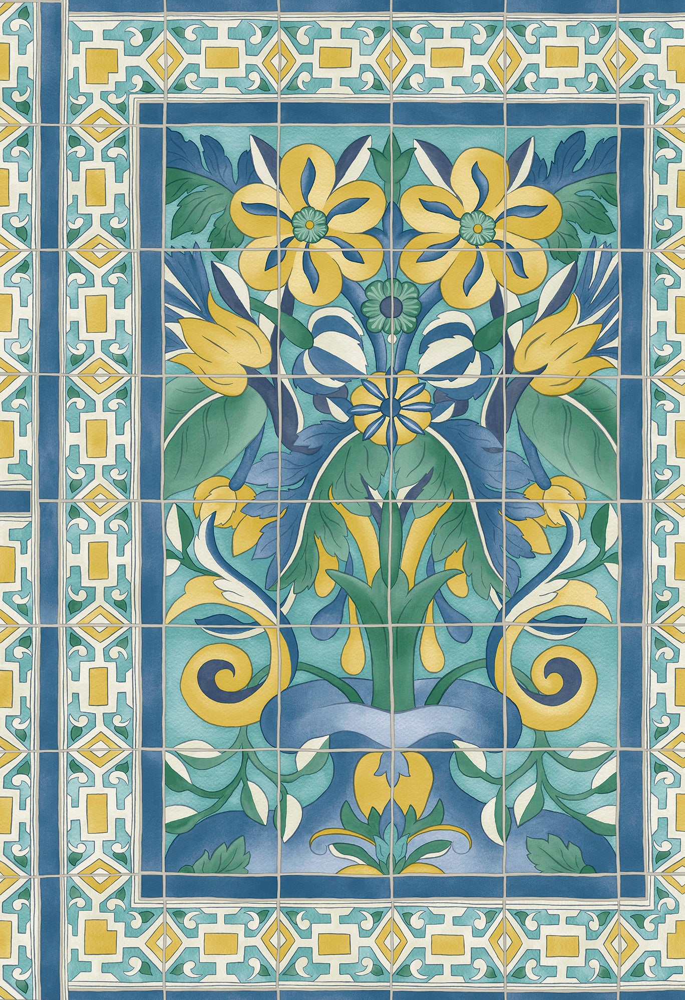 Triana - Canary Yellow & China Blue