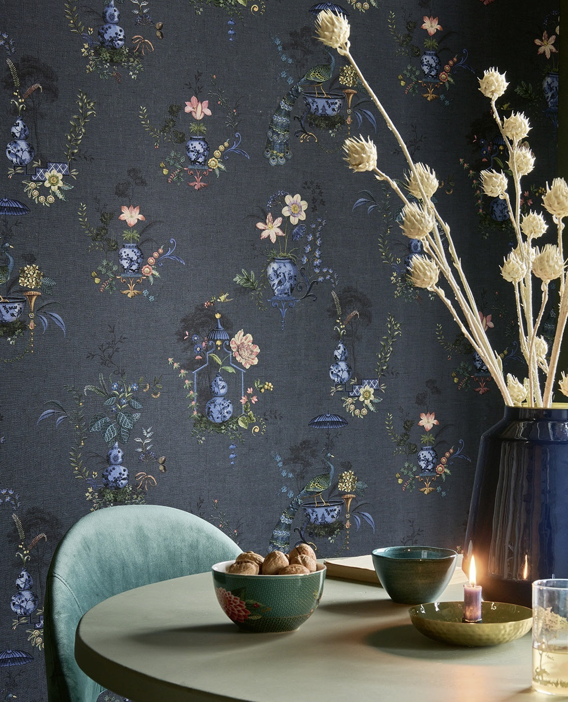 Chinese Porcelain - Dark Blue
