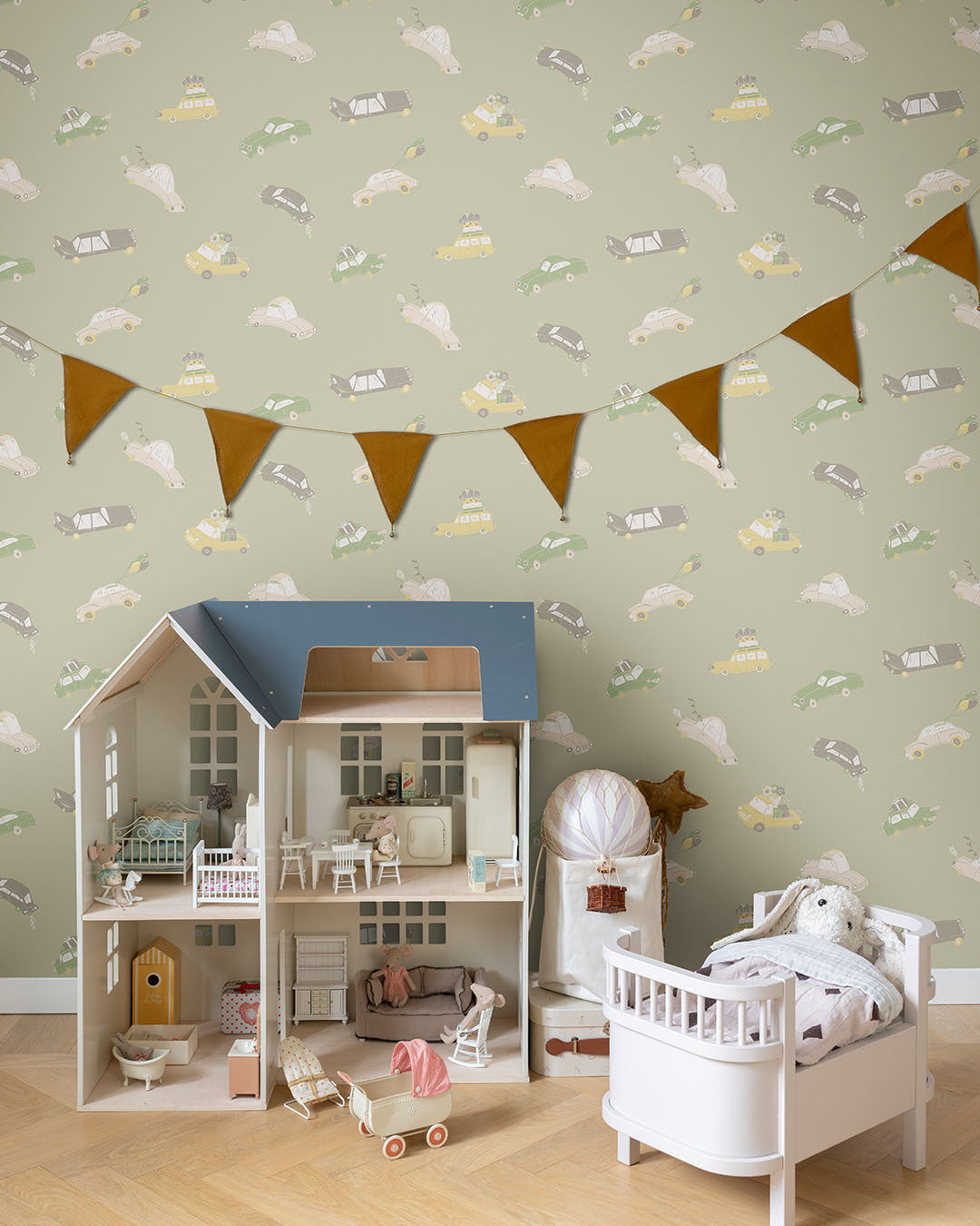 Bilarna - Green - Tapetprøve