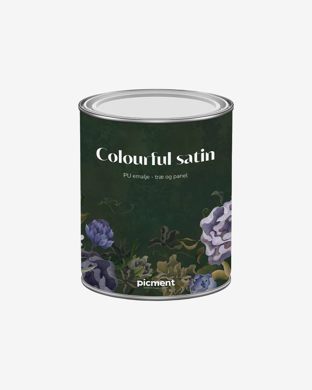 Colourful satin
