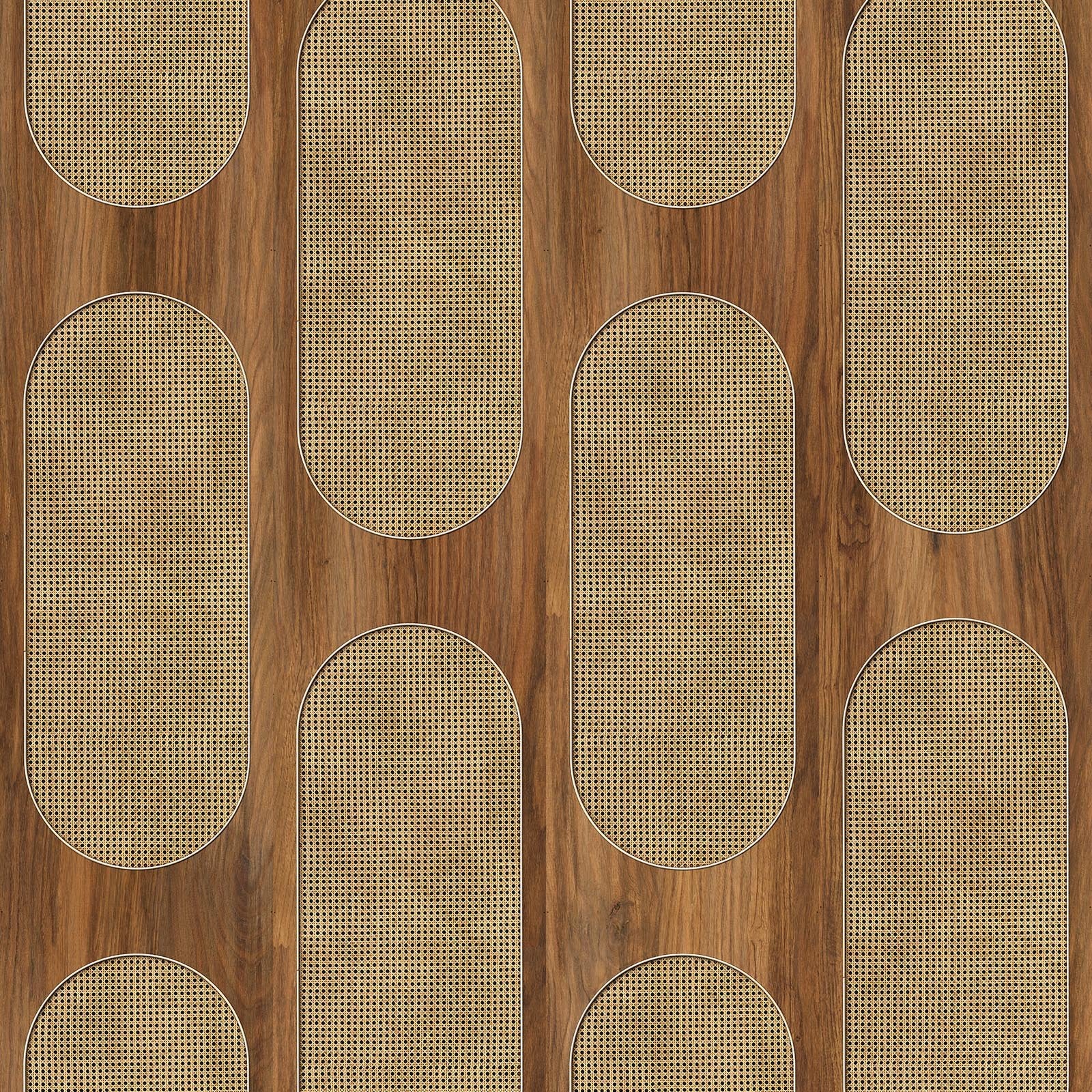Tube Cane Webbing - Oak