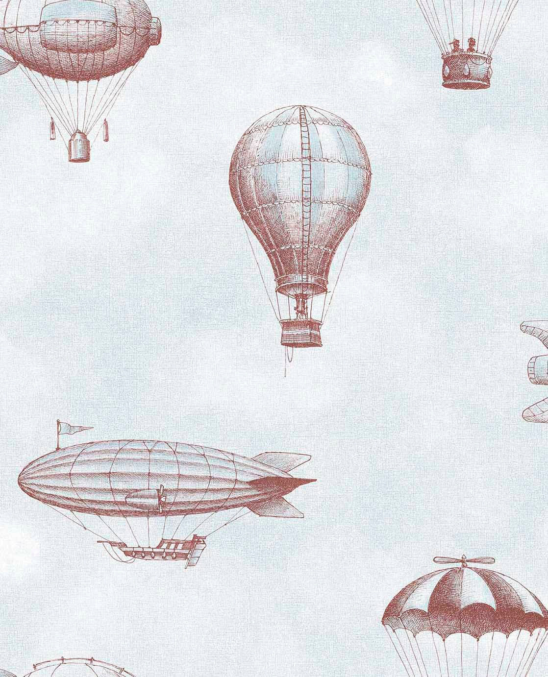 Up in the Sky – Blue and Red