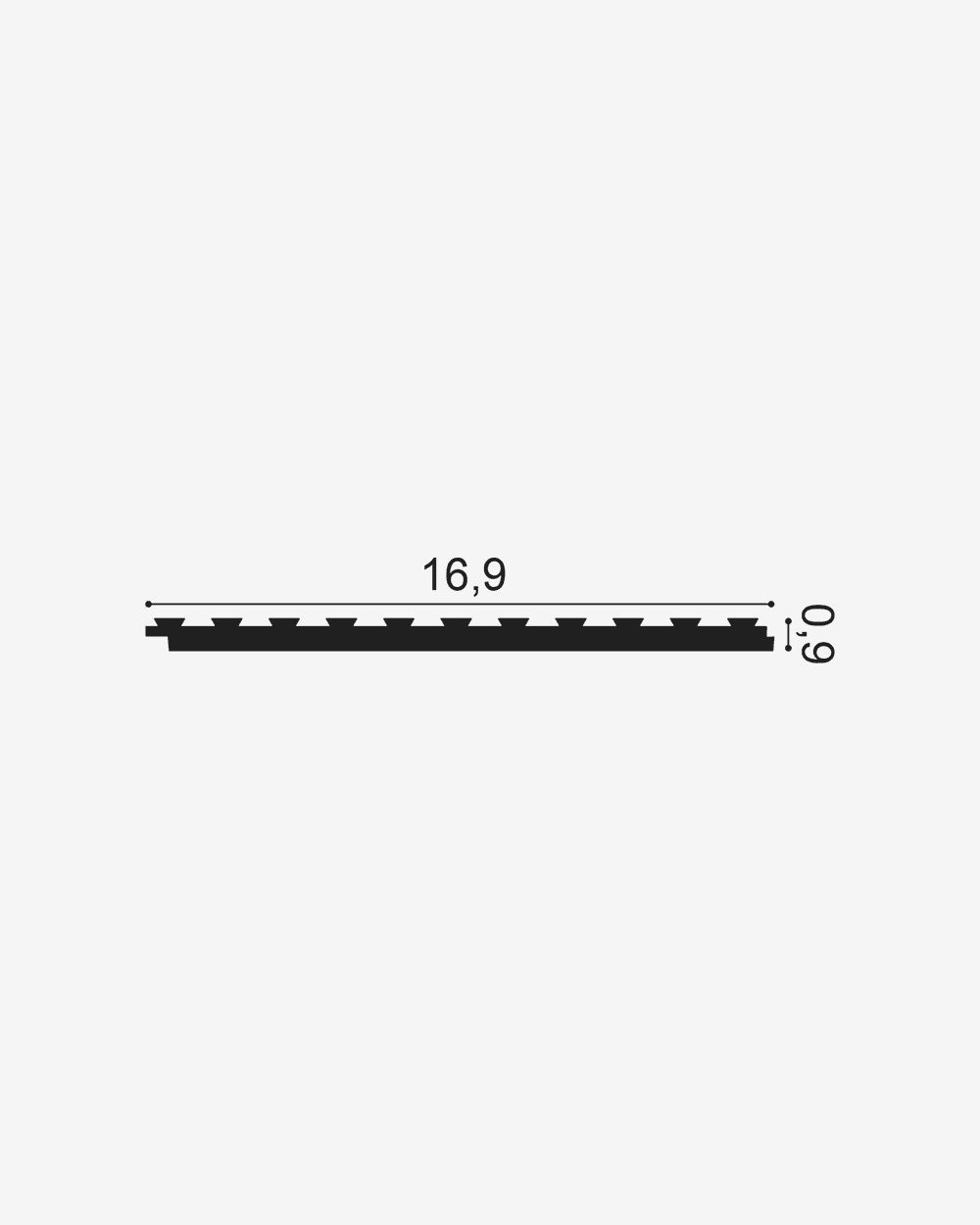 PX147 Duropolymer Vægliste