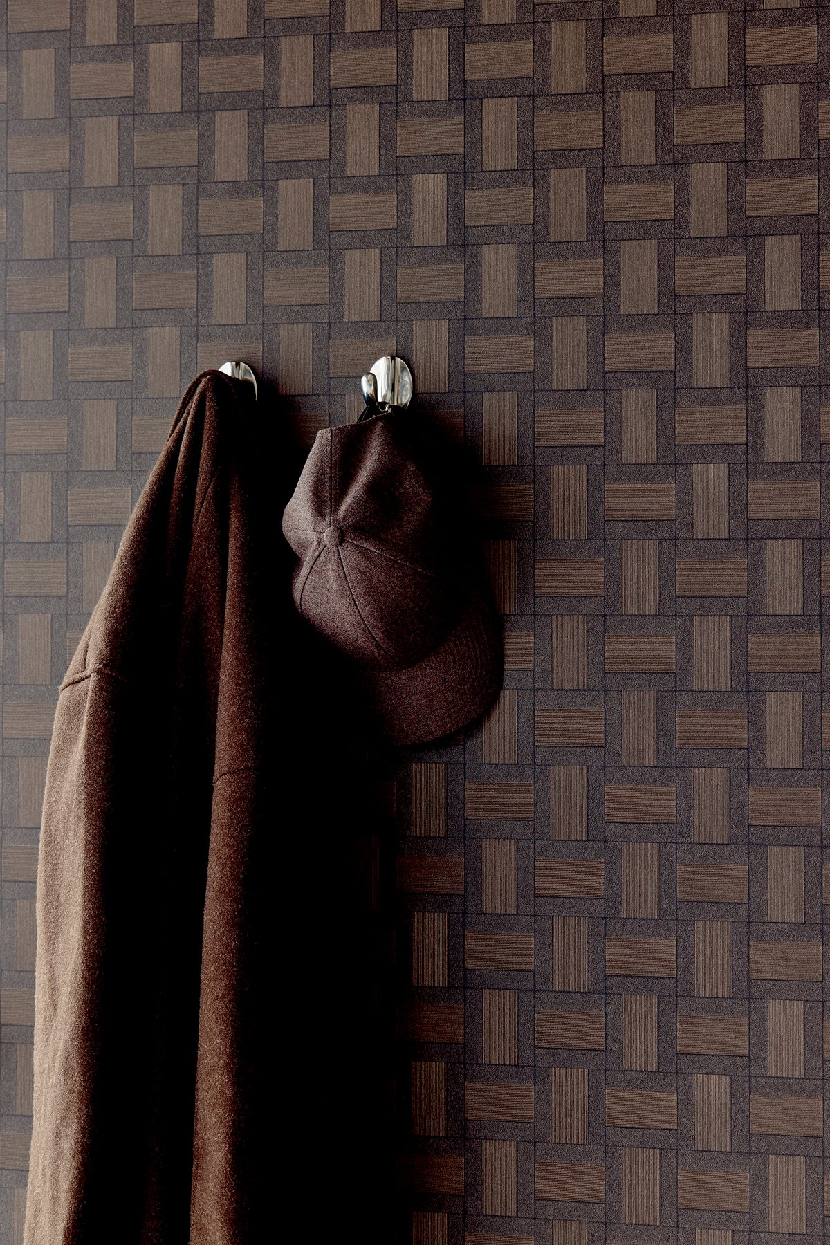 Squares - Dark Brown