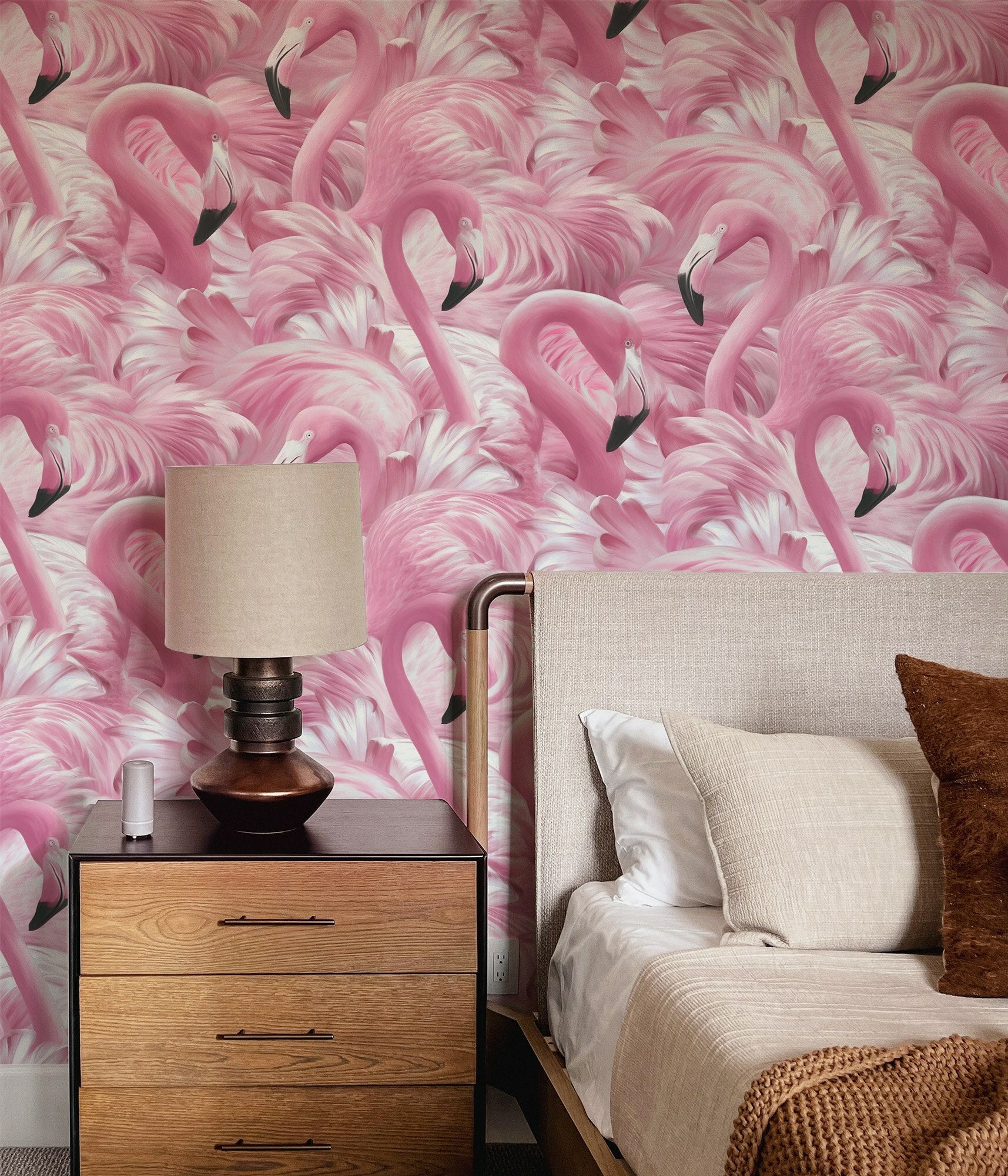 Flamingo tapet