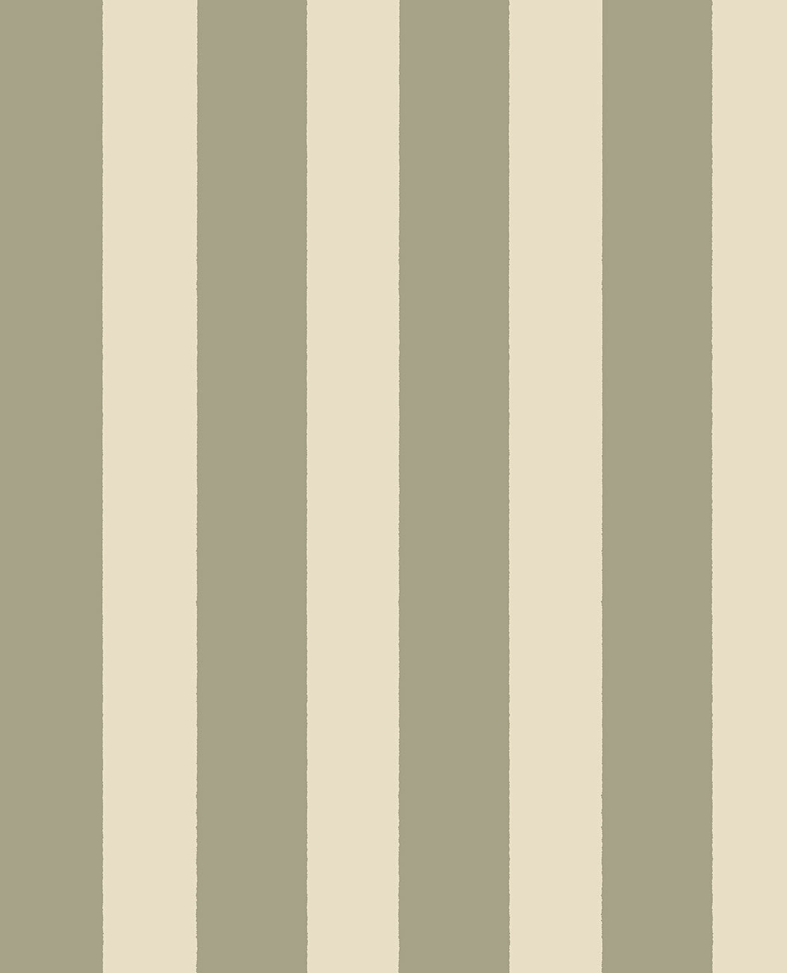 Candy Stripe - Dusty Green