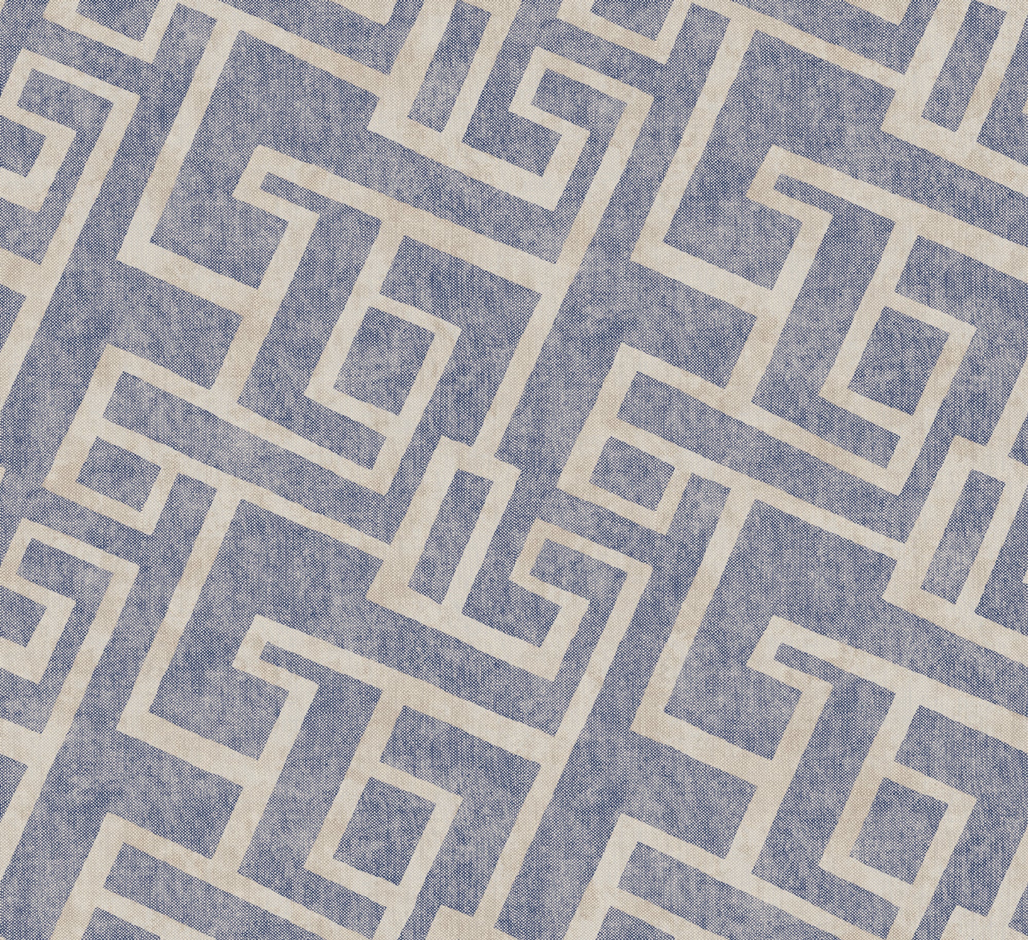 Mazed - Blue & Sand