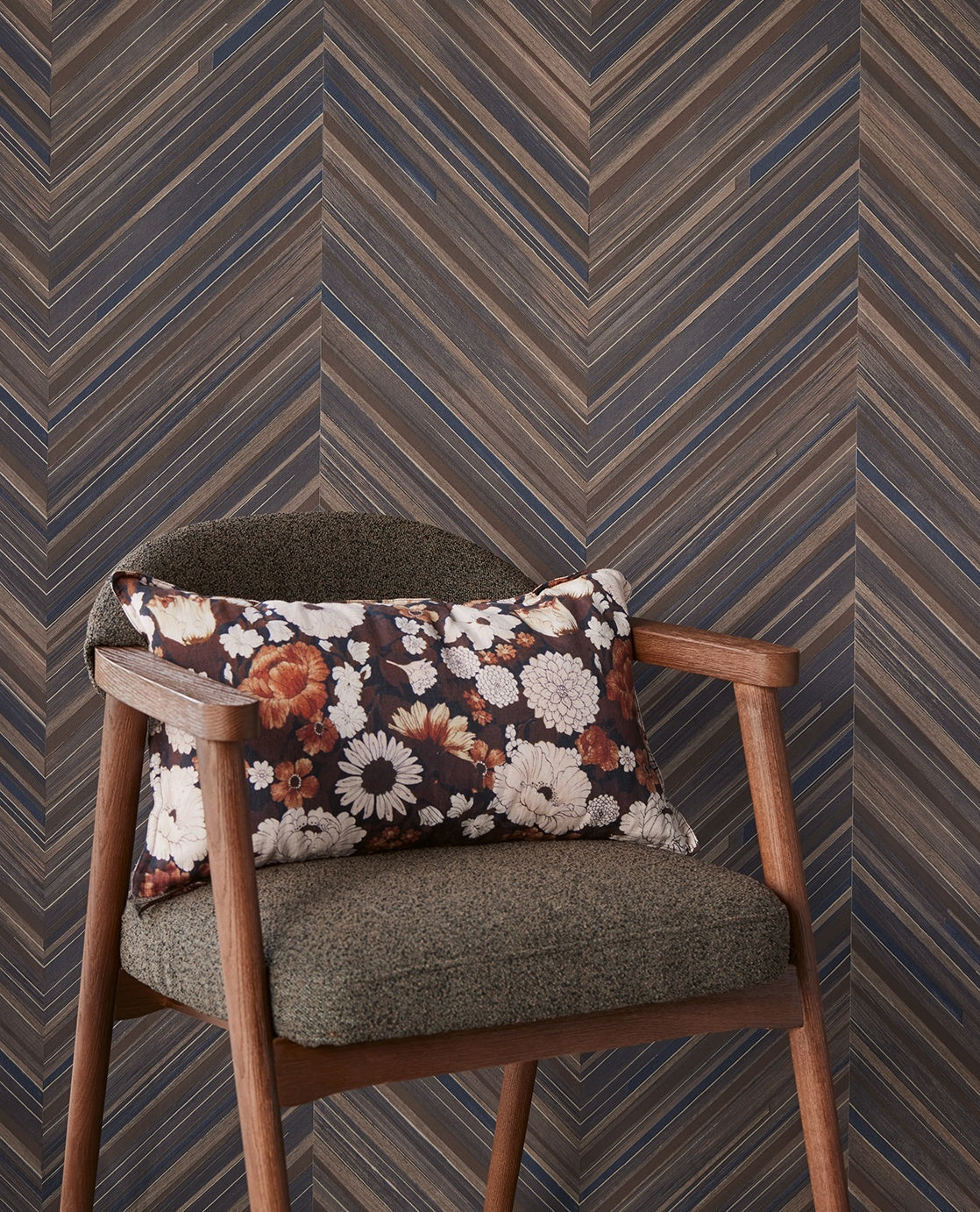 Herringbone - Blue Tone