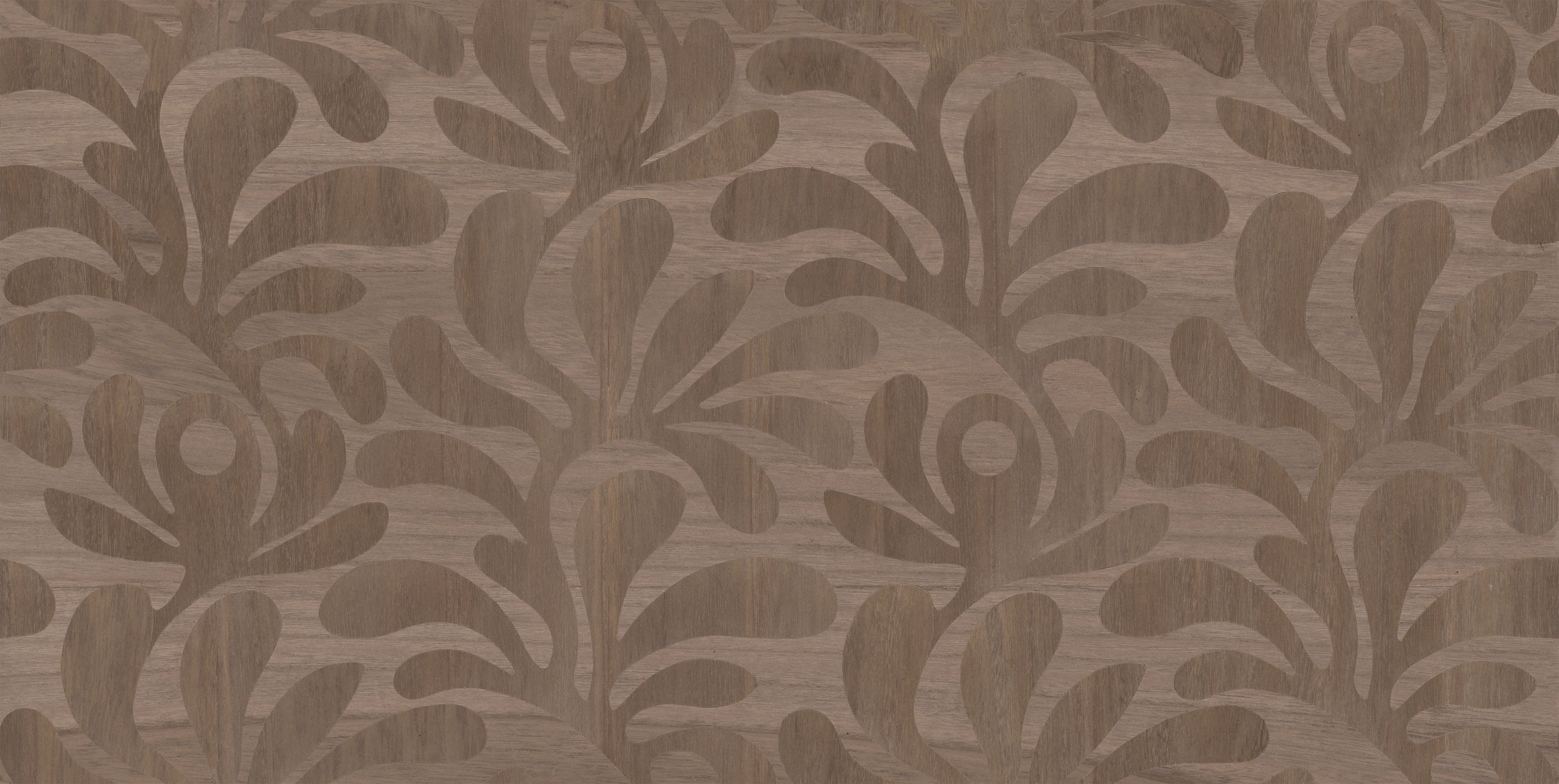 Woodblock Beetle Fern - Walnut