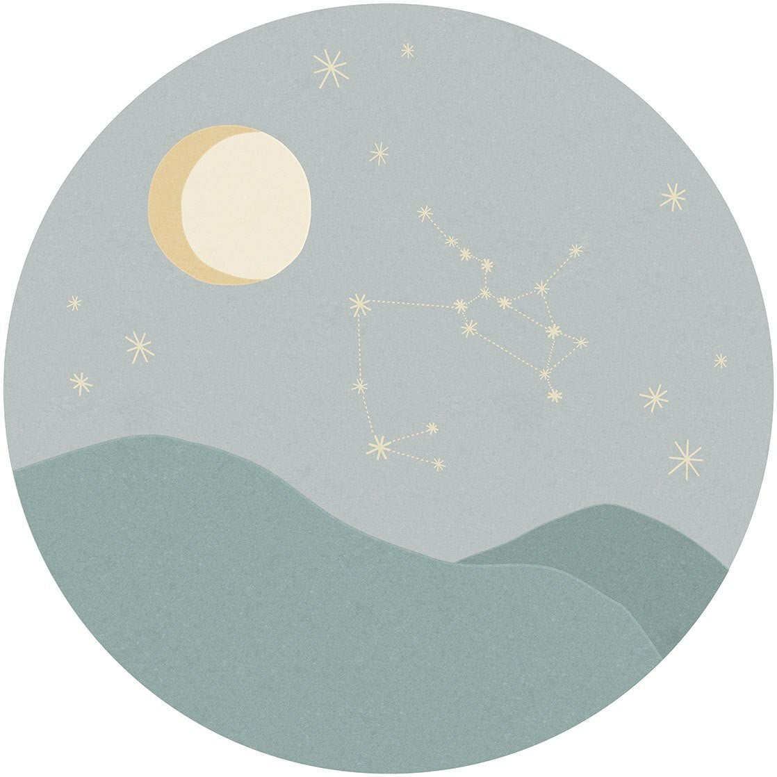 Zodiac Sagittarius - Blue